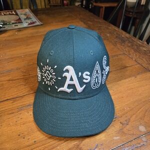 Rare, Oakland A's Paisley Baseball Cap